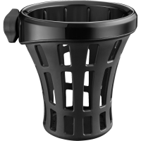 (image for) Ciro Gen 2 Big Ass Driver Drink Holder, Black Handlebar Mount (1 1/8" to 1 1/4")