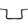 (image for) 1 1/4" EZ Install Flat Top Handlebars - Gloss Black, 10" Rise