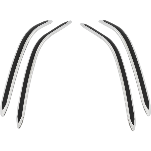 Show Chrome GT Saddlebag Scuff Strips for Honda GL1800 Gold Wing