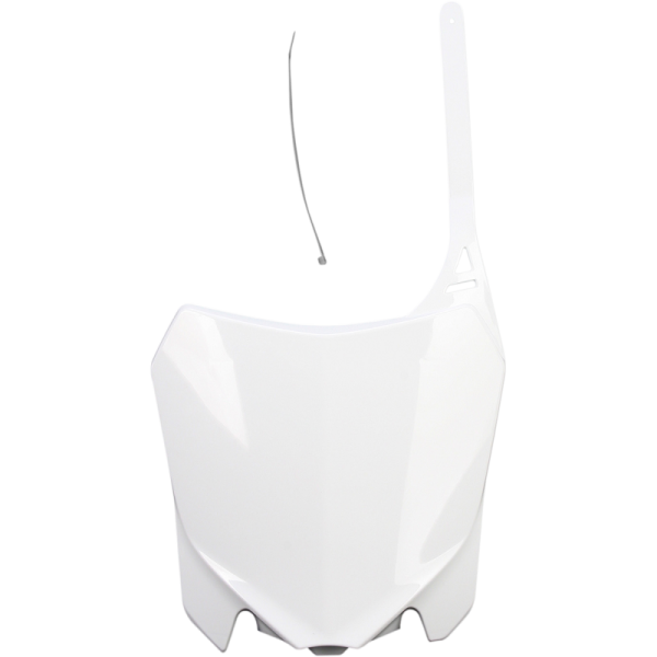(image for) UFO Front Number Plate - White