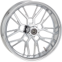 (image for) Arlen Ness Forged Billet Front/Rear Rim, 18" x 5.5", Split-Spoke Chrome