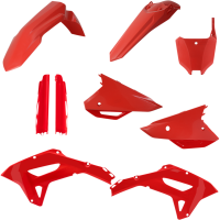 (image for) Acerbis Replacement Plastic Full Kit - Red