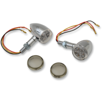 (image for) Chrome LED Mini Deuce Light Amber/Clear/Smoke