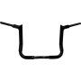 (image for) EZ Install Pointed Top Handlebar - Black, 12” Rise