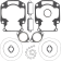 (image for) Vertex Full Top End Gasket Set - ZR 700 99-00