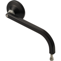 (image for) No. 2 Round Mirror, Standard, Black, Right