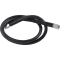 (image for) Black Vinyl-Coated Stainless Steel Brake Line 28"