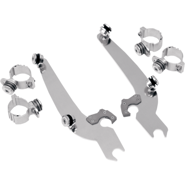 (image for) MEMPHIS SHADES HD Polished Sportshields Trigger-Lock Mount Kit