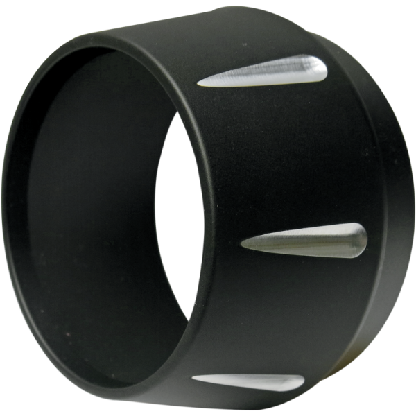 BASSANI XHAUST Bassani Optional Black Billet End Cap