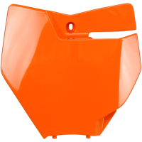 (image for) Front Number Plate - KTM orange
