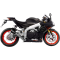 (image for) LV-10 Black stainless steel Slip-On for APRILIA Tuono V4 1100/Factory 17-20