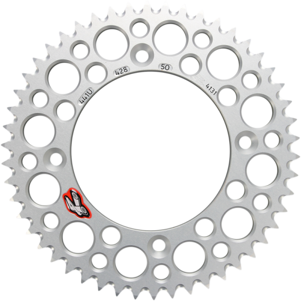 (image for) RENTHAL Rear Sprocket - 50T (Silver)