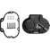 (image for) Function-Formed Cable Type Transmission Side Cover - Wrinkle Black