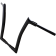 (image for) 1 1/2" EZ Install Pointed Top Handlebar - Black, 16" End Rise