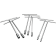 (image for) 8 mm Socket T-Handle (19.5 cm L / 7 3/4")