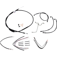 (image for) Ape Hanger Install Kit - Black Vinyl