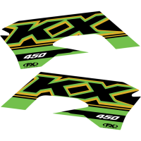 (image for) Factory Effex OEM Shroud and Tank/Shroud Graphics, Style 21 for KX450 19-23