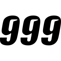 (image for) Slash Series Numbers - 6" Black - No. 9