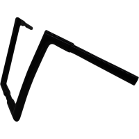 (image for) Flat Top Handlebar Gloss Black 12 Inch