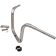 (image for) Gloss Black 12" End Rise 1 1/2" Traditional Ape Hanger Handlebar