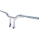 (image for) 10" Top-Gun T-Bar Handlebar, Chrome