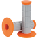(image for) Moose Offroad Qualifier Grips - Half Waffle Gray/orange
