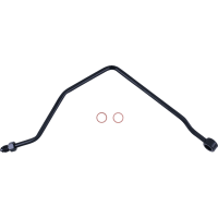 (image for) Braided DOT Rear Brake Line Lower Adapter - Black Pearl
