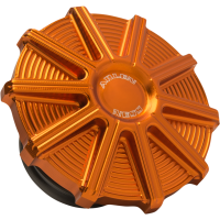 (image for) Arlen Ness 10-Gauge Vented Gas Cap - Orange Anodized