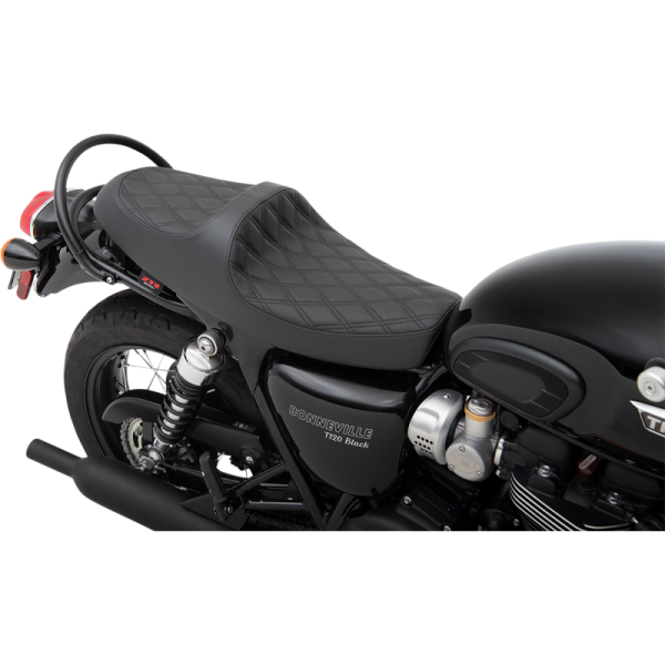 (image for) Predator III Seat - Double Diamond black stitch, black