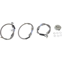 (image for) Russell Braided Front Brake Line Kit 08731DS