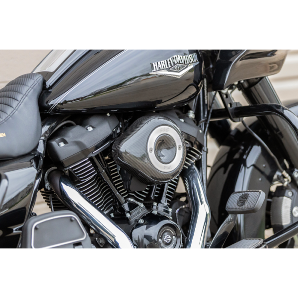 (image for) S&S CYCLE Mini Teardrop Cover - Carbon Fiber