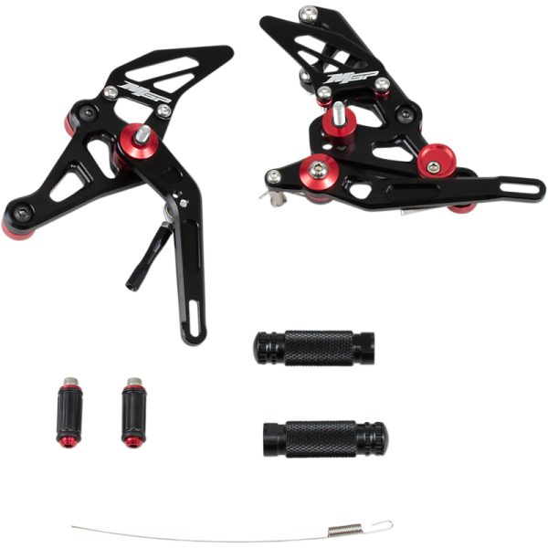 (image for) HOT BODIES Black MGP Rear Lever Set for Yamaha FZ-07