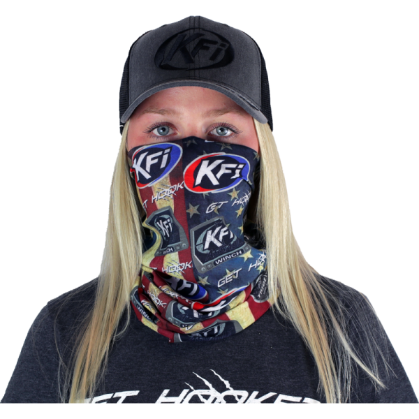 (image for) KFI PRODUCTS KFI Face Mask - Color flag with logos