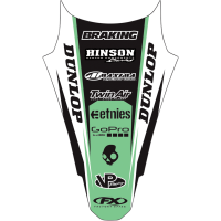 (image for) Factory Effex Rear Fender Kit - Kawasaki KX250F/450F 06-08