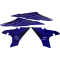 (image for) Factory Effex OEM Shroud and Tank/Shroud Graphics, Style 22 for YZ450F 18-22