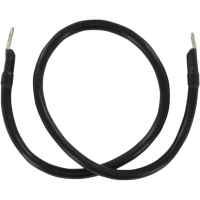(image for) Solid Black Battery Cable 30"