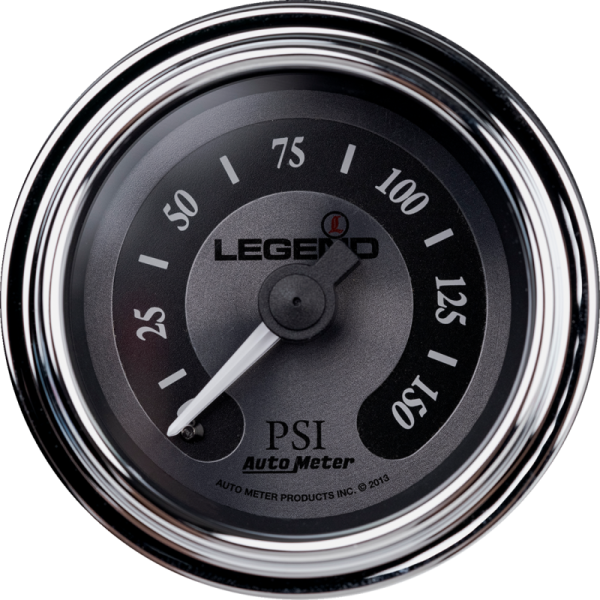 (image for) LEGENDS Legend Backlit PSI Gauge Titanium
