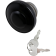 (image for) Drag Specialties Screw-In Locking Gas Cap - Vented, Gloss Black