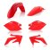 (image for) Acerbis Replacement Plastic Standard Kit - Red