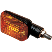 (image for) Black Mini-Stalk Marker Light - Amber Lens