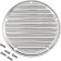 (image for) Billet Derby Cover - Finned, Chrome