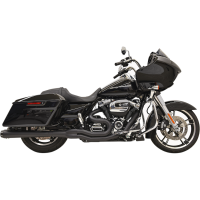(image for) Bassani B4 2-Into-1 System - Black, Megaphone-style