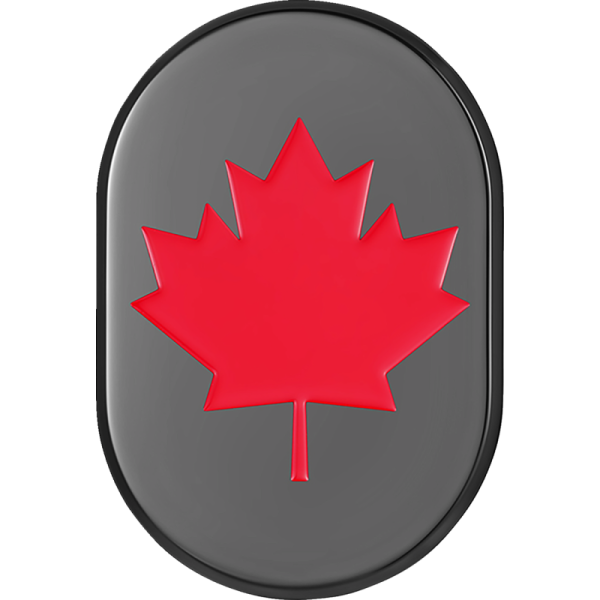 (image for) FIGURATI DESIGNS Antenna Cover Right Rear Black Maple Leaf