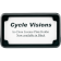 (image for) Cycle Visions Beveled License Plate Frame - Black Powdercoated