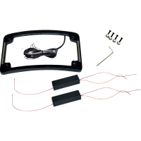 (image for) Custom Dynamics LED License Plate Frame with Red Auxiliary LEDs