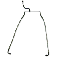 (image for) Black Pearl Lower Front Brake Line for 15-23 FLTRX