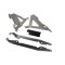 (image for) AXP Racing Radiator Brace - Black spacers