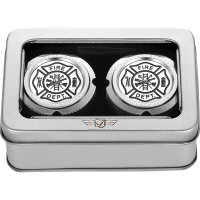 (image for) Axle Nut Cover Mirror w/ Maltese Cross-FIRE