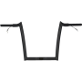 (image for) 1 1/4" Pre-Wired Monkey Drag Bars - Black 12"