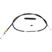 (image for) High-Efficiency Black Vinyl Clutch Cable for Softail/Dyna (63.75" +6"/Std)